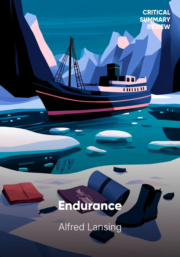 Book cover of Endurance by Alfred Lansing — critical summary review on 12min