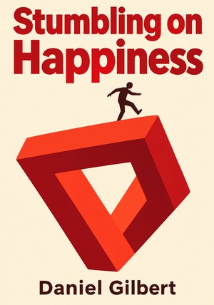 Book cover of Stumbling on Happiness by Daniel Gilbert — critical summary review on 12min