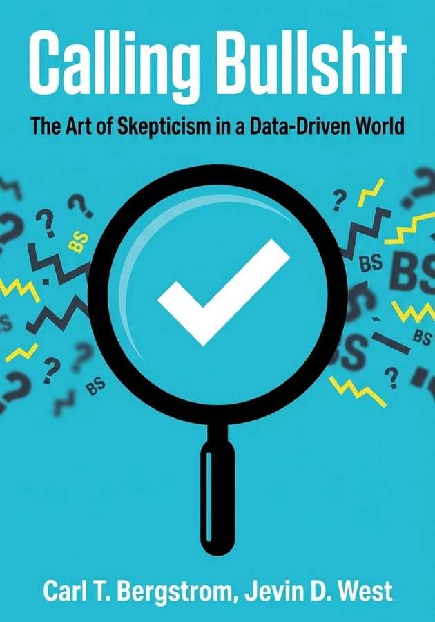 Book cover of Calling Bullshit by Carl T. Bergstrom — critical summary review on 12min