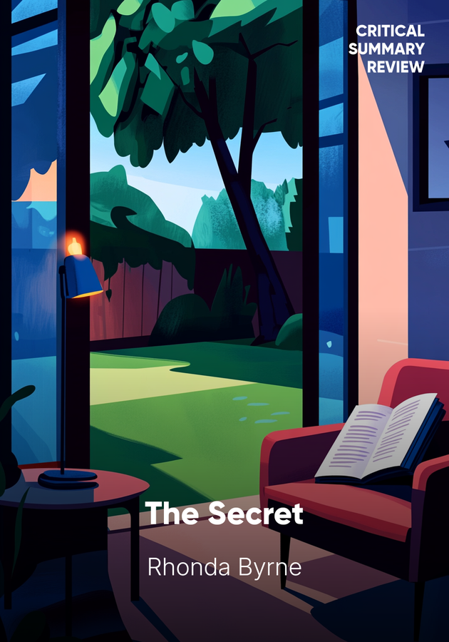 Book cover of The Secret by Rhonda Byrne — critical summary review on 12min