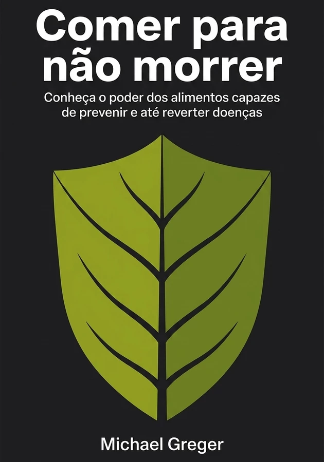 Capa do livro Comer para não morrer, de Michael Greger — resumo e resenha crítica no 12min