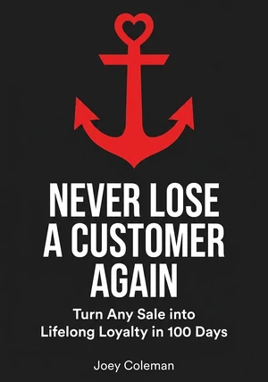 Book cover of Never Lose a Customer Again by Joey Coleman — critical summary review on 12min