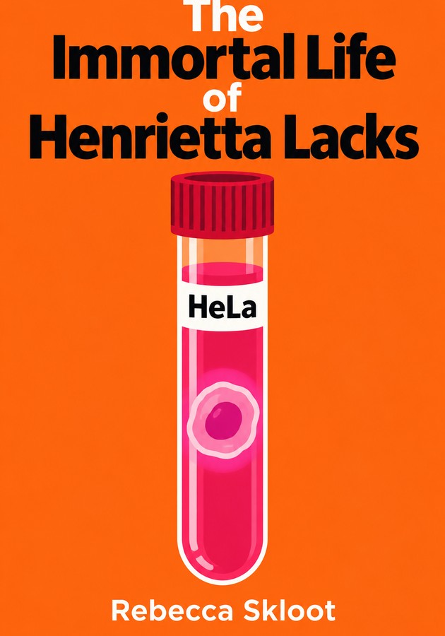 Book cover of The Immortal Life of Henrietta Lacks by Rebecca Skloot — critical summary review on 12min