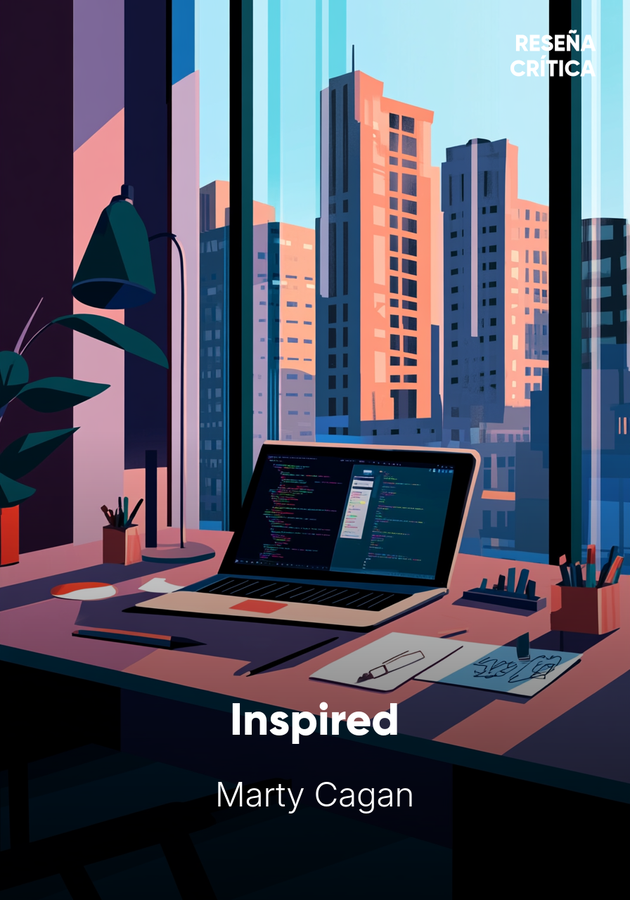 Portada del libro Inspired, de Marty Cagan — resumen crítico y reseña en 12min