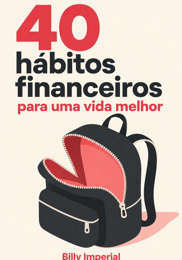 Capa do livro 40 hábitos financeiros para uma vida melhor, de Billy Imperial — resumo e resenha crítica no 12min