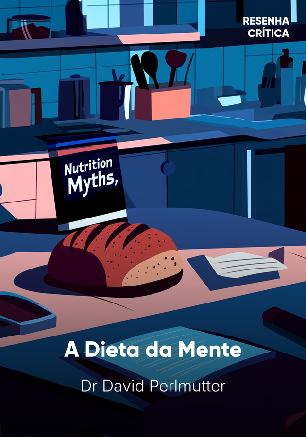 Capa do livro A Dieta da Mente, de Dr David Perlmutter — resumo e resenha crítica no 12min