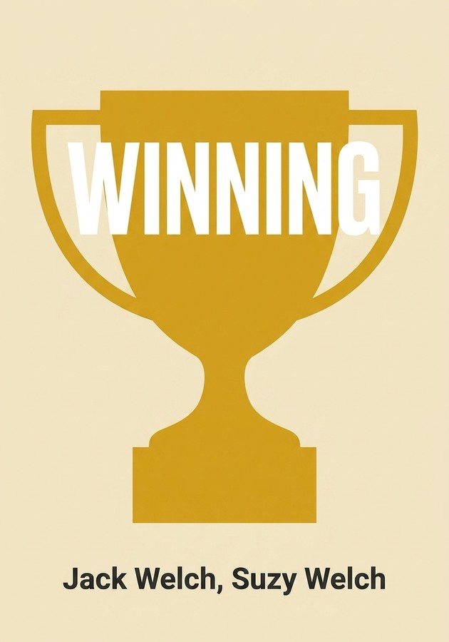 Book cover of Winning by Jack Welch — critical summary review on 12min