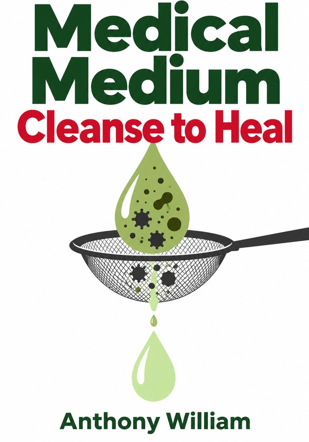 Book cover of Medical Medium Cleanse to Heal by Anthony William — critical summary review on 12min