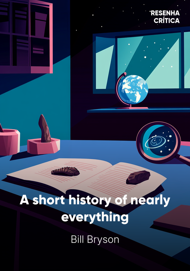 Capa do livro A short history of nearly everything, de Bill Bryson — resumo e resenha crítica no 12min