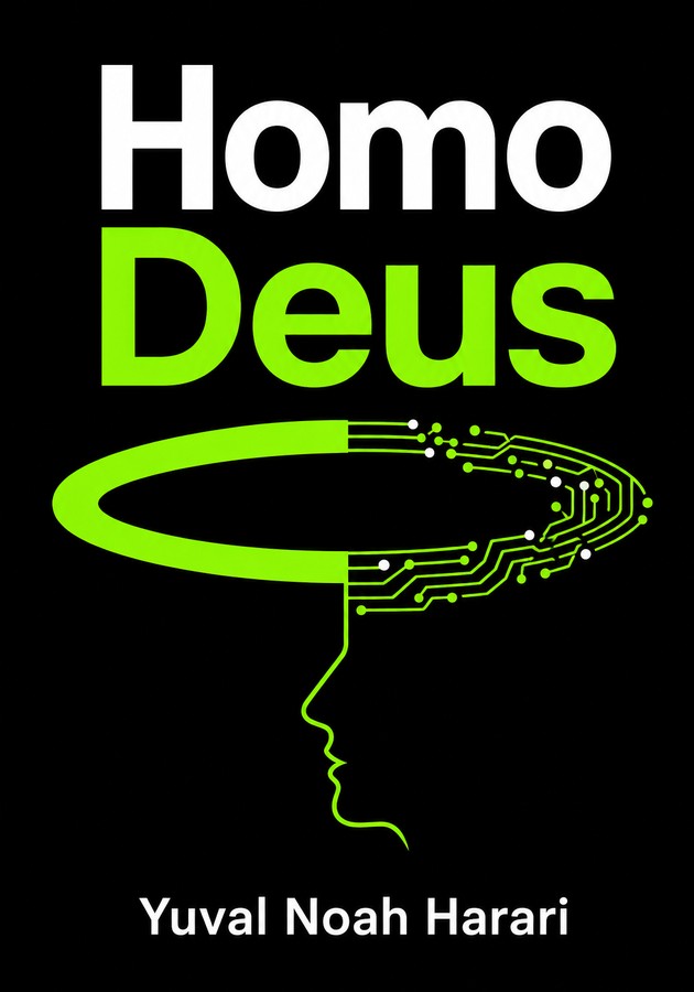 Capa do livro Homo Deus, de Yuval Noah Harari — resumo e resenha crítica no 12min