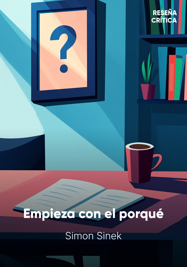 Portada del libro Empieza con el porqué, de Simon Sinek — resumen crítico y reseña en 12min