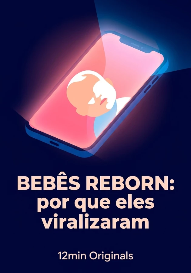 Capa do livro Bebês Reborn: por que eles viralizaram, de 12min Originals — resumo e resenha crítica no 12min