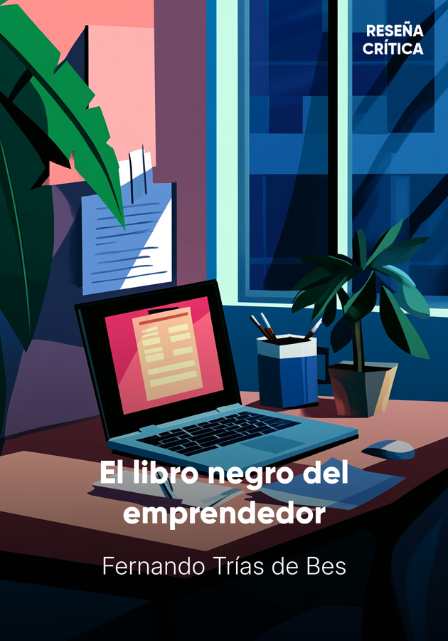 Portada del libro El libro negro del emprendedor, de Fernando Trías de Bes — resumen crítico y reseña en 12min