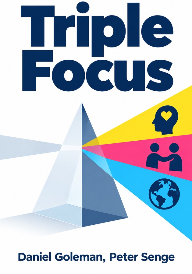 Portada del libro Triple Focus, de Peter Senge & Daniel Goleman  — resumen crítico y reseña en 12min