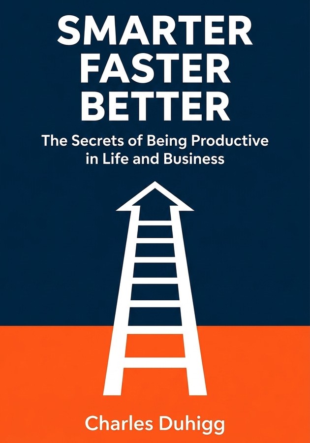 Book cover of Smarter Faster Better by Charles Duhigg — critical summary review on 12min