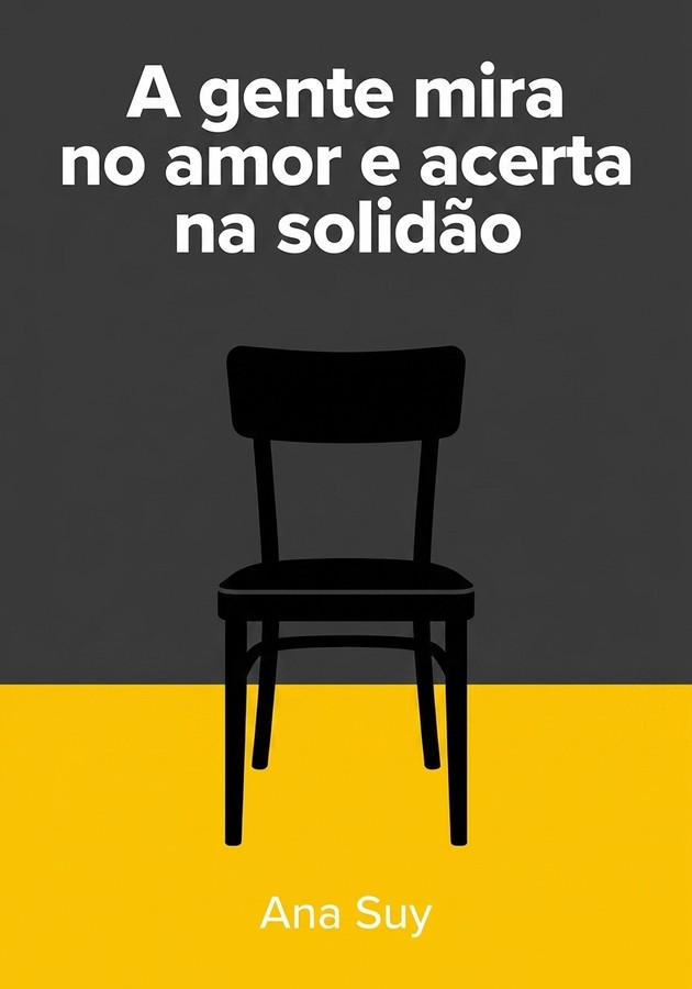 Capa do livro A gente mira no amor e acerta na solidão, de  Ana Suy — resumo e resenha crítica no 12min