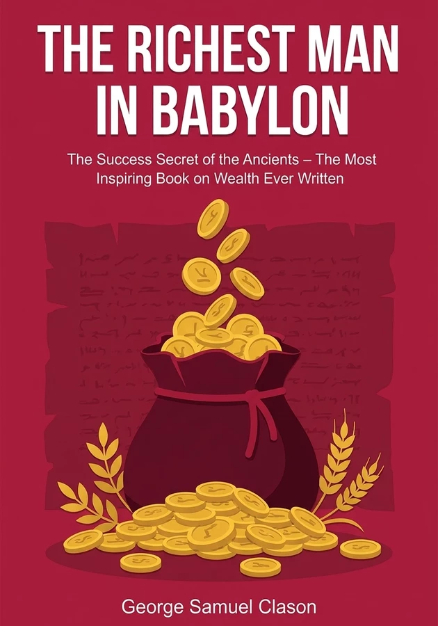 Book cover of The Richest Man in Babylon by George Samuel Clason — critical summary review on 12min