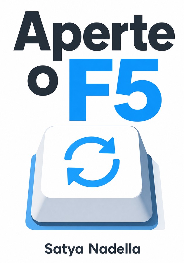 Capa do livro Aperte o F5, de Satya Nadella — resumo e resenha crítica no 12min