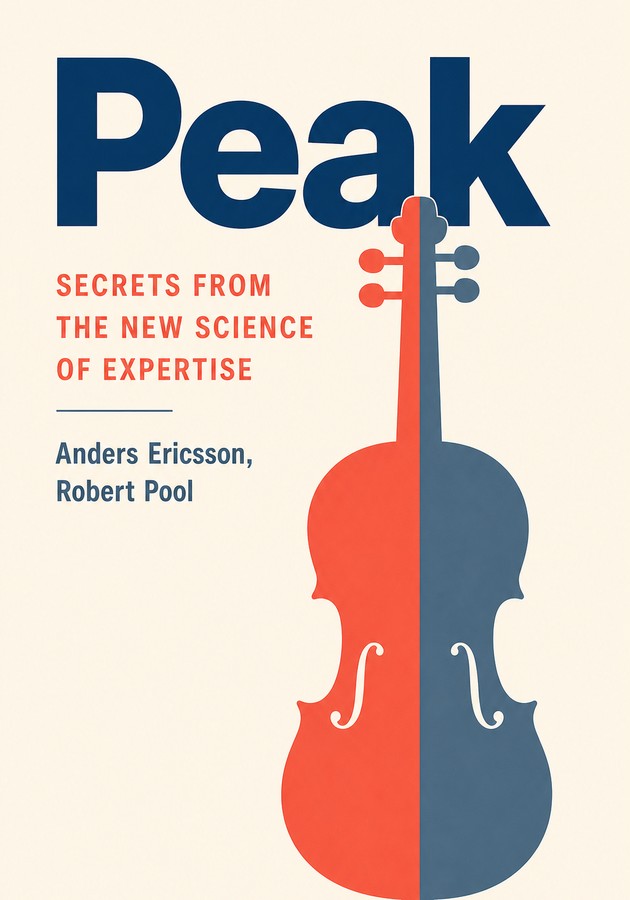 Book cover of Peak: Secrets from the New Science of Expertise by Anders Ericsson — critical summary review on 12min