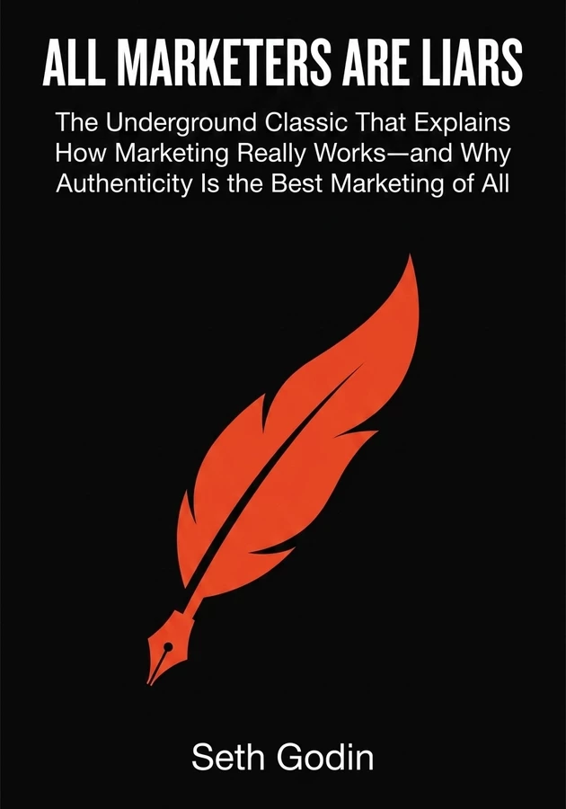 Capa do livro All Marketers Are Liars, de Seth Godin — resumo e resenha crítica no 12min
