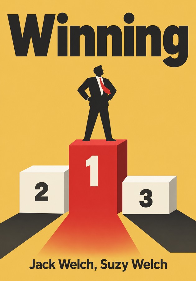 Book cover of Winning by Jack Welch — critical summary review on 12min