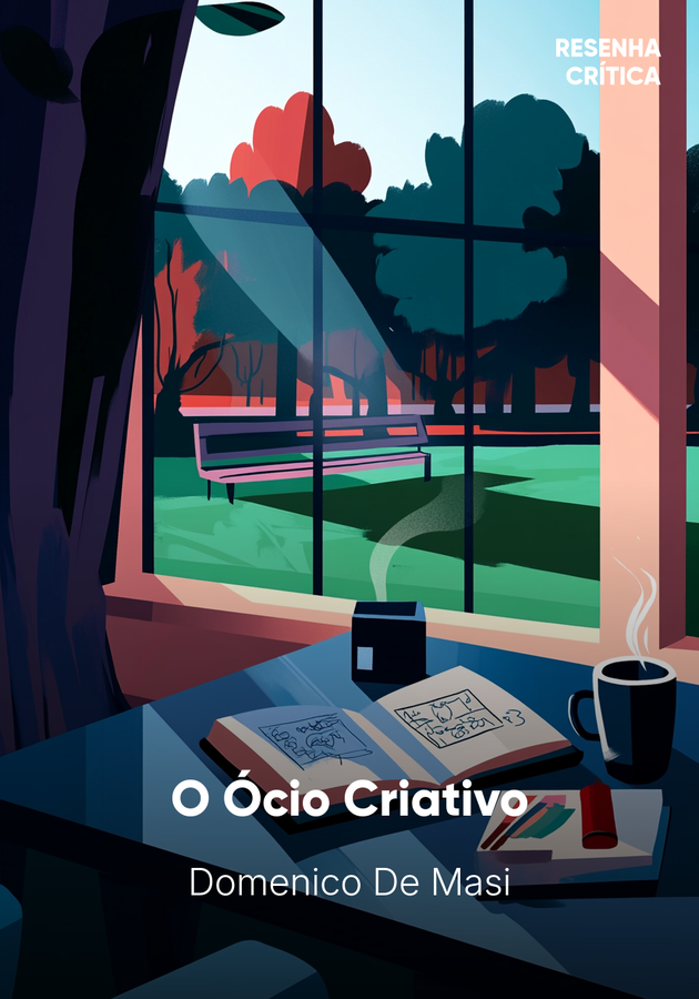Capa do livro O Ócio Criativo, de Domenico De Masi — resumo e resenha crítica no 12min