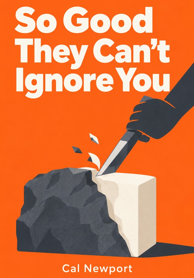 Book cover of So Good They Can't Ignore You by Cal Newport — critical summary review on 12min