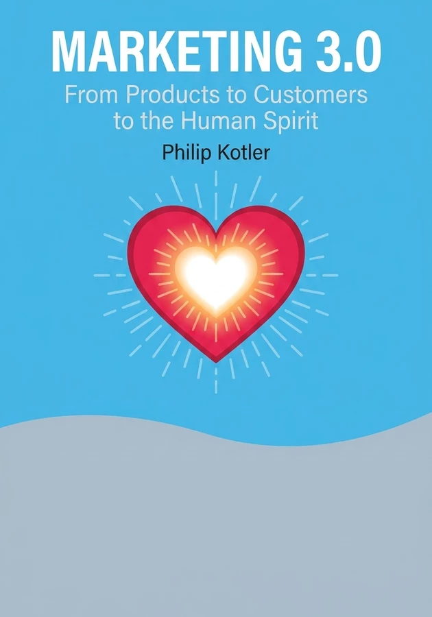 Portada del libro Marketing 3.0, de Philip Kotler — resumen crítico y reseña en 12min