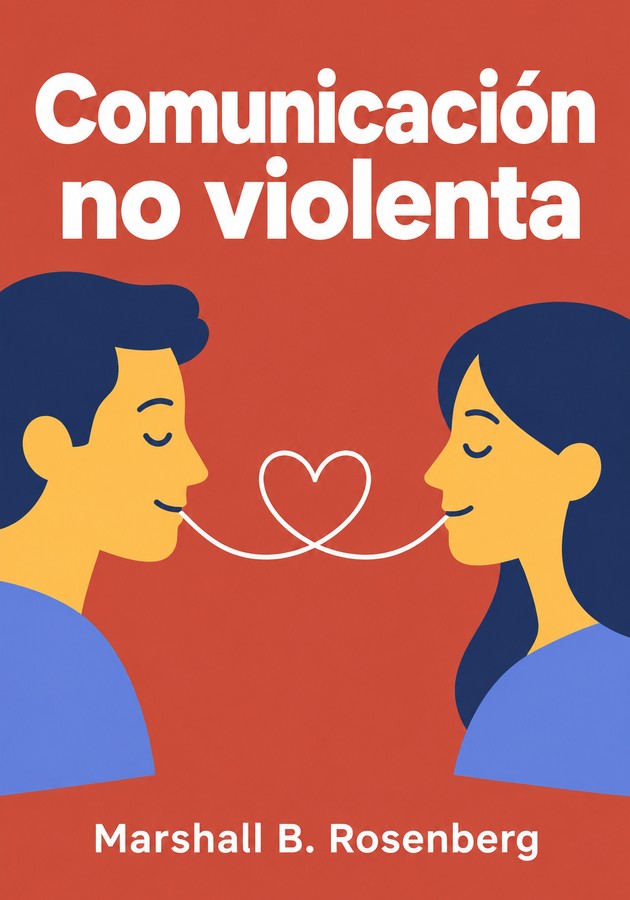 Portada del libro Comunicación no violenta, de Marshall B. Rosenberg — resumen crítico y reseña en 12min