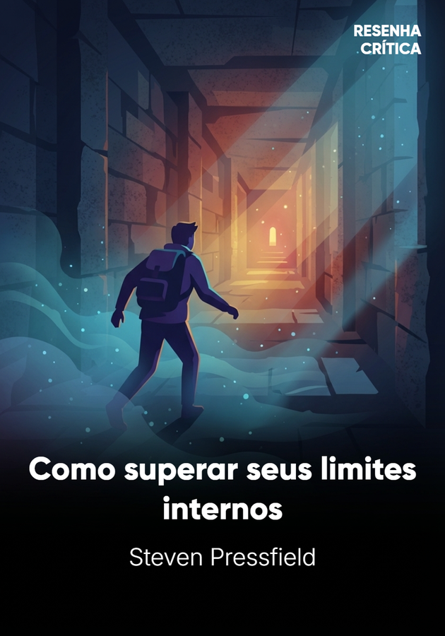 Capa do livro Como superar seus limites internos, de Steven Pressfield — resumo e resenha crítica no 12min
