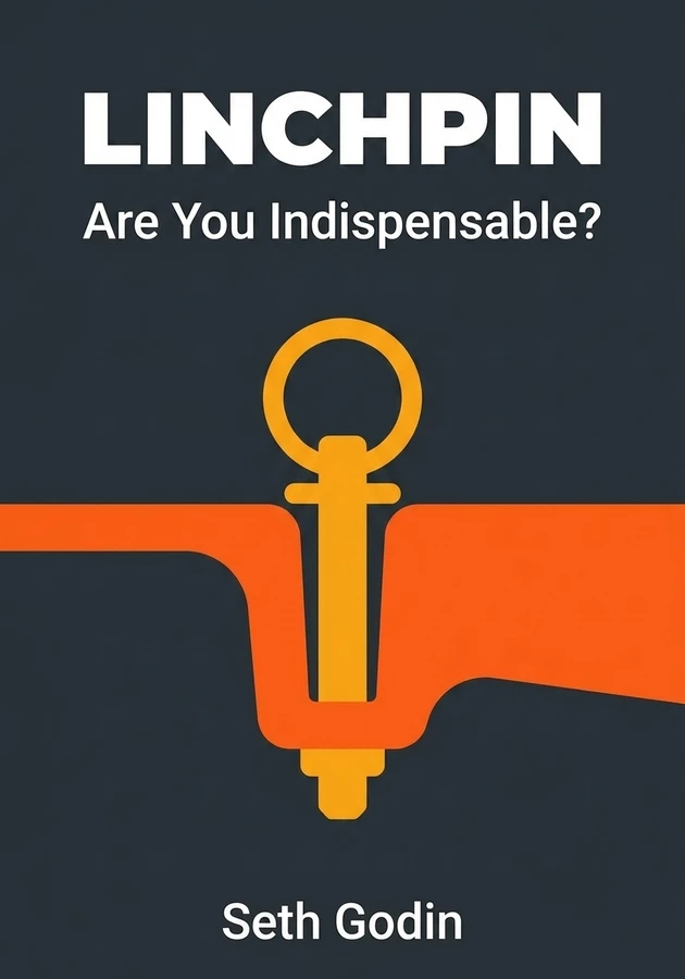 Book cover of Linchpin by Seth Godin — critical summary review on 12min