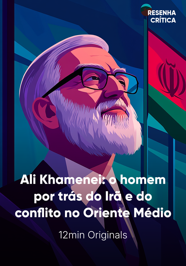 Capa do livro Ali Khamenei: o homem por trás do Irã e do conflito no Oriente Médio, de 12min Originals — resumo e resenha crítica no 12min