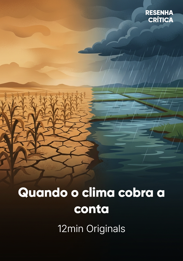 Capa do livro Quando o clima cobra a conta, de 12min Originals — resumo e resenha crítica no 12min
