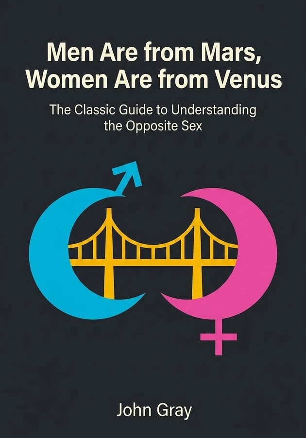 Book cover of Men Are from Mars, Women Are from Venus by John Gray — critical summary review on 12min