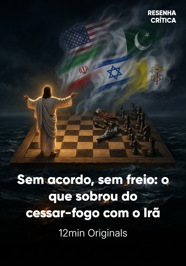 Capa do livro Sem acordo, sem freio: o que sobrou do cessar-fogo com o Irã, de 12min Originals — resumo e resenha crítica no 12min