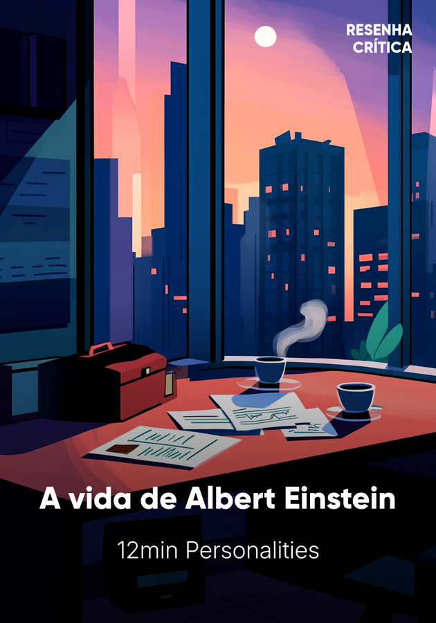Capa do livro A vida de Albert Einstein, de 12min Personalities — resumo e resenha crítica no 12min