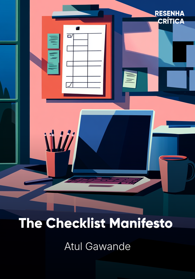 Capa do livro The Checklist Manifesto , de Atul Gawande — resumo e resenha crítica no 12min
