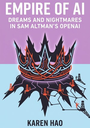 Capa do livro Empire of AI, de Karen Hao — resumo e resenha crítica no 12min