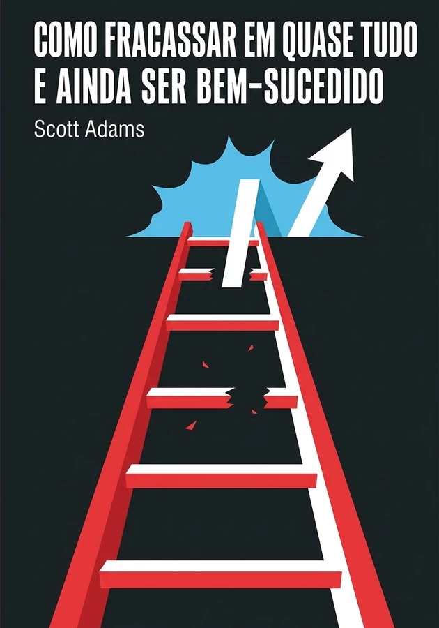 Capa do livro Como Fracassar em Quase Tudo e Ainda Ser Bem-Sucedido, de Scott Adams — resumo e resenha crítica no 12min