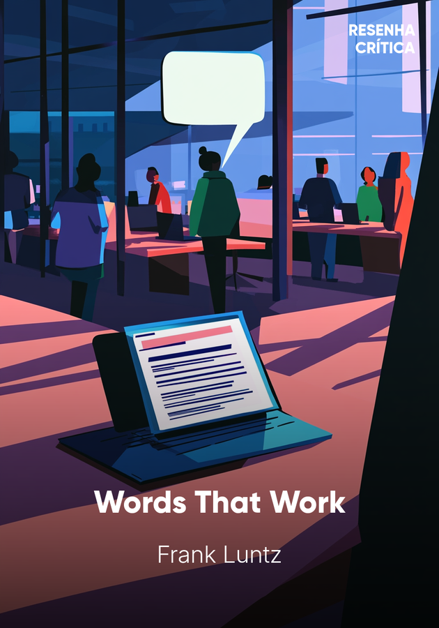 Capa do livro Words That Work, de Frank Luntz — resumo e resenha crítica no 12min