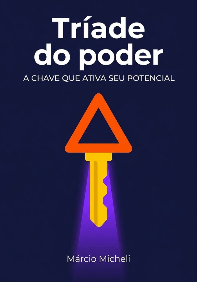 Capa do livro Tríade do poder, de Márcio Micheli — resumo e resenha crítica no 12min