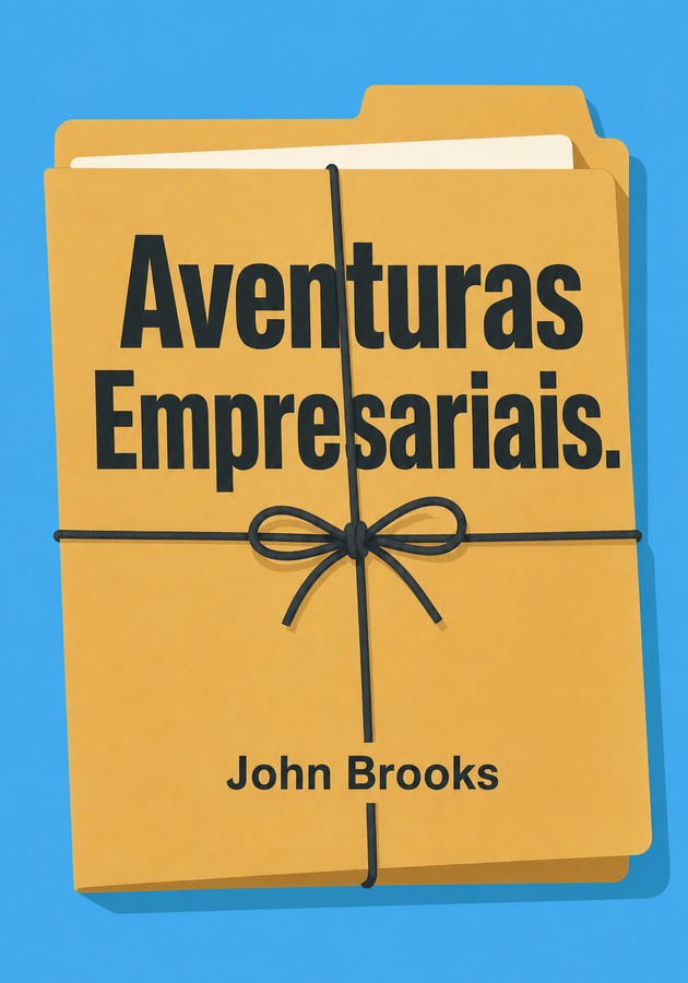 Capa do livro Aventuras Empresariais., de John Brooks — resumo e resenha crítica no 12min