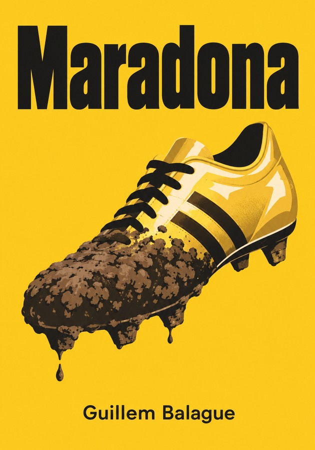 Book cover of Maradona by Guillem Balague — critical summary review on 12min