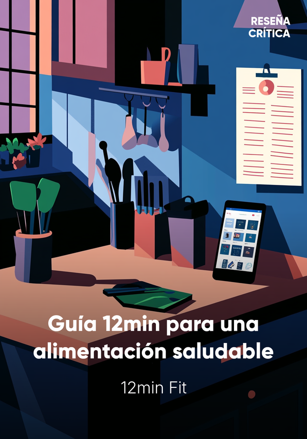 Portada del libro Guía 12min para una alimentación saludable, de 12min Fit — resumen crítico y reseña en 12min