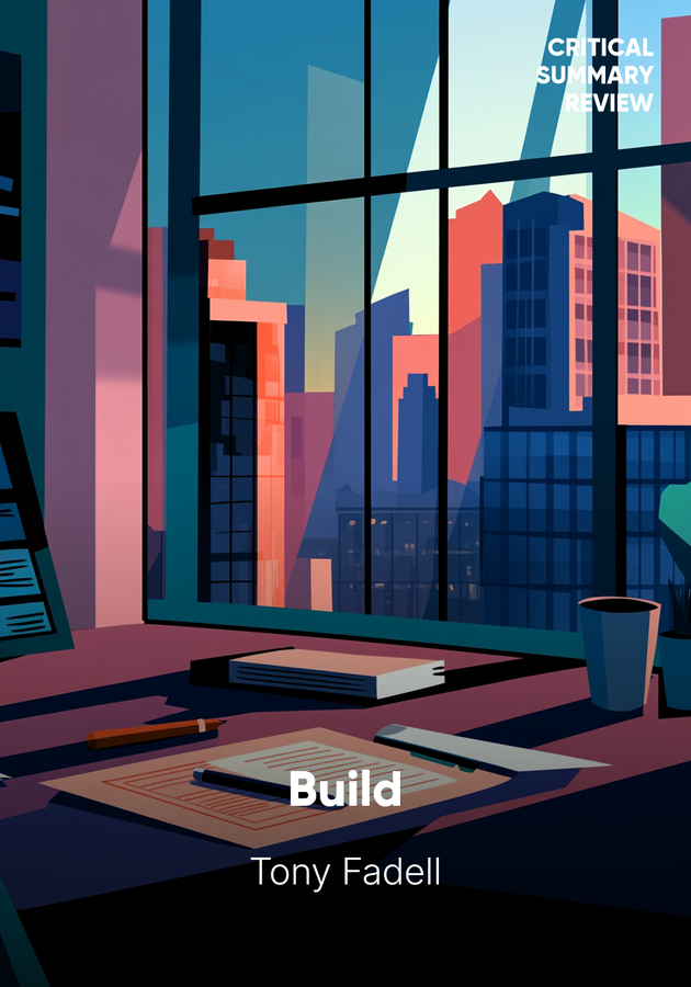 Book cover of Build by Tony Fadell — critical summary review on 12min