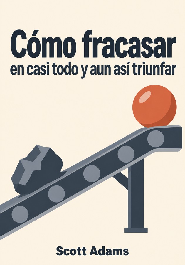 Portada del libro Cómo fracasar en casi todo y aun así triunfar, de Scott Adams — resumen crítico y reseña en 12min