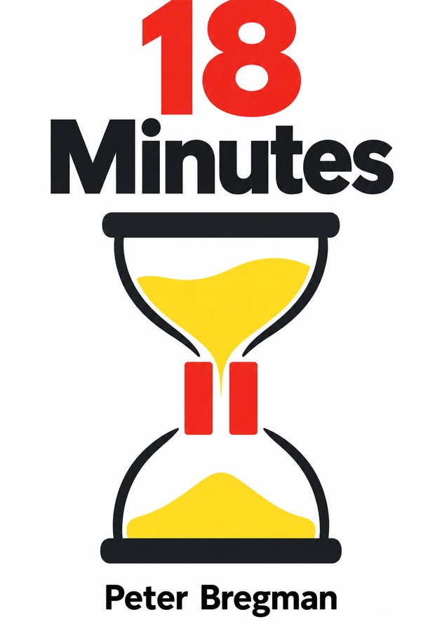 Book cover of 18 Minutes by Peter Bregman — critical summary review on 12min