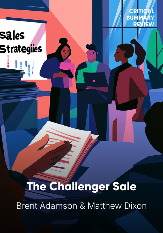 Book cover of The Challenger Sale by Matthew Dixon — critical summary review on 12min
