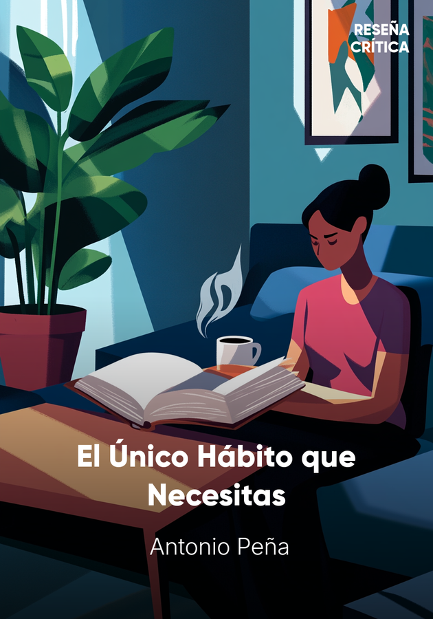 Portada del libro El Único Hábito que Necesitas, de  Antonio Peña — resumen crítico y reseña en 12min