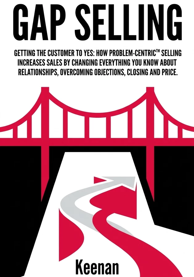 Book cover of Gap Selling by Keenan — critical summary review on 12min
